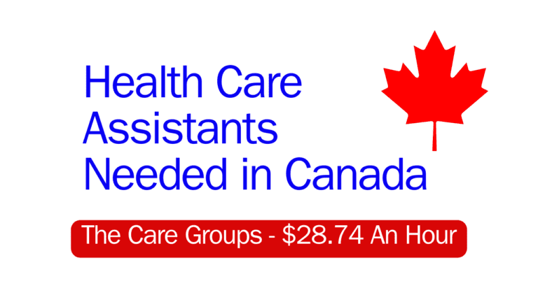 Health Care Assistant Needed in Canada